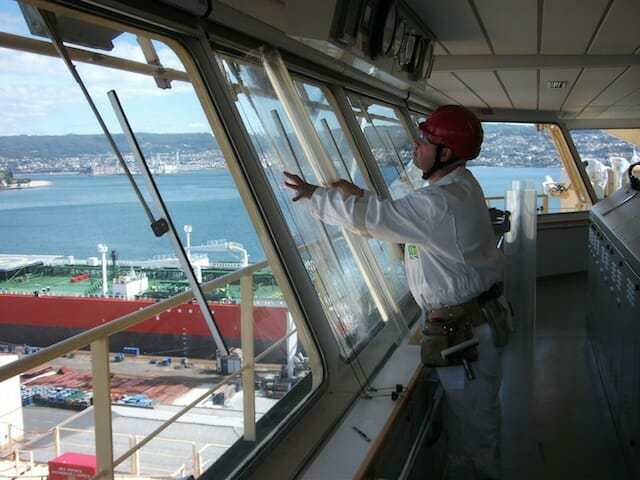 Fitting-Film-to-Bridge-Glazing-1 safety and security window film
