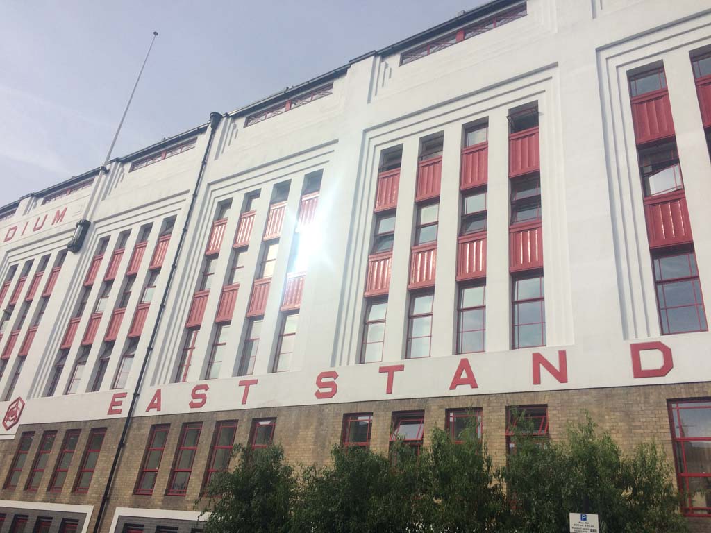 outside image of east stand,highbury